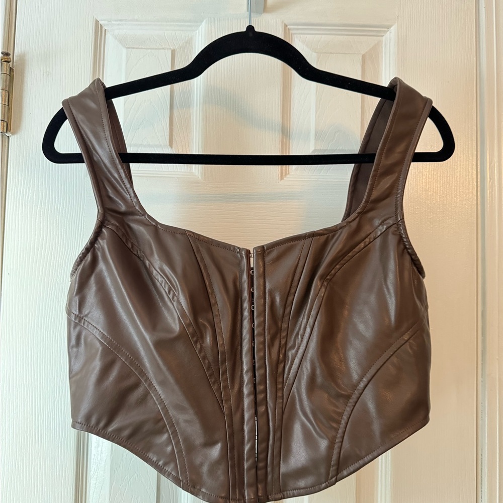 Brown Women's Top
